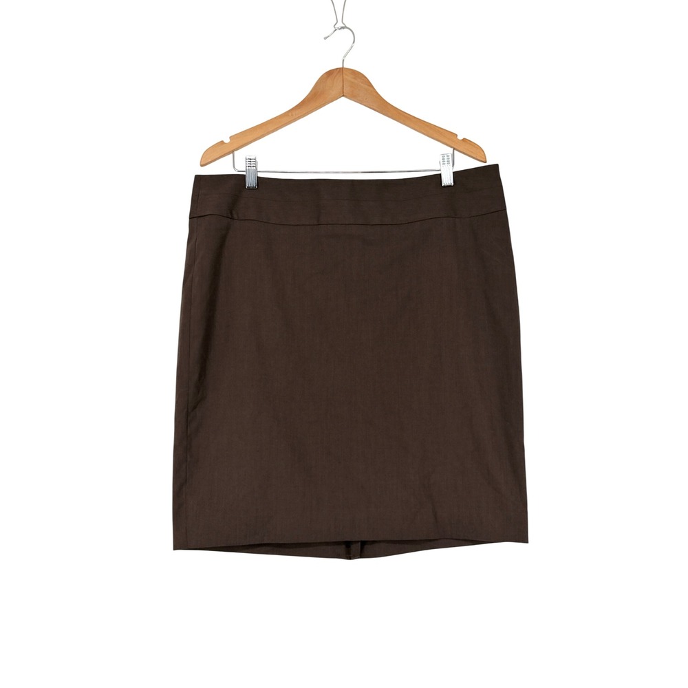 The‎ Limited Collection Brown Pencil Skirt Size 16 Professional Career Wear